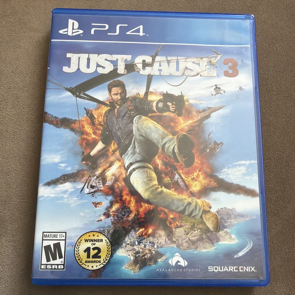 Just Cause 3 (Sony PlayStation 4 PS4, 2016) Tested Working